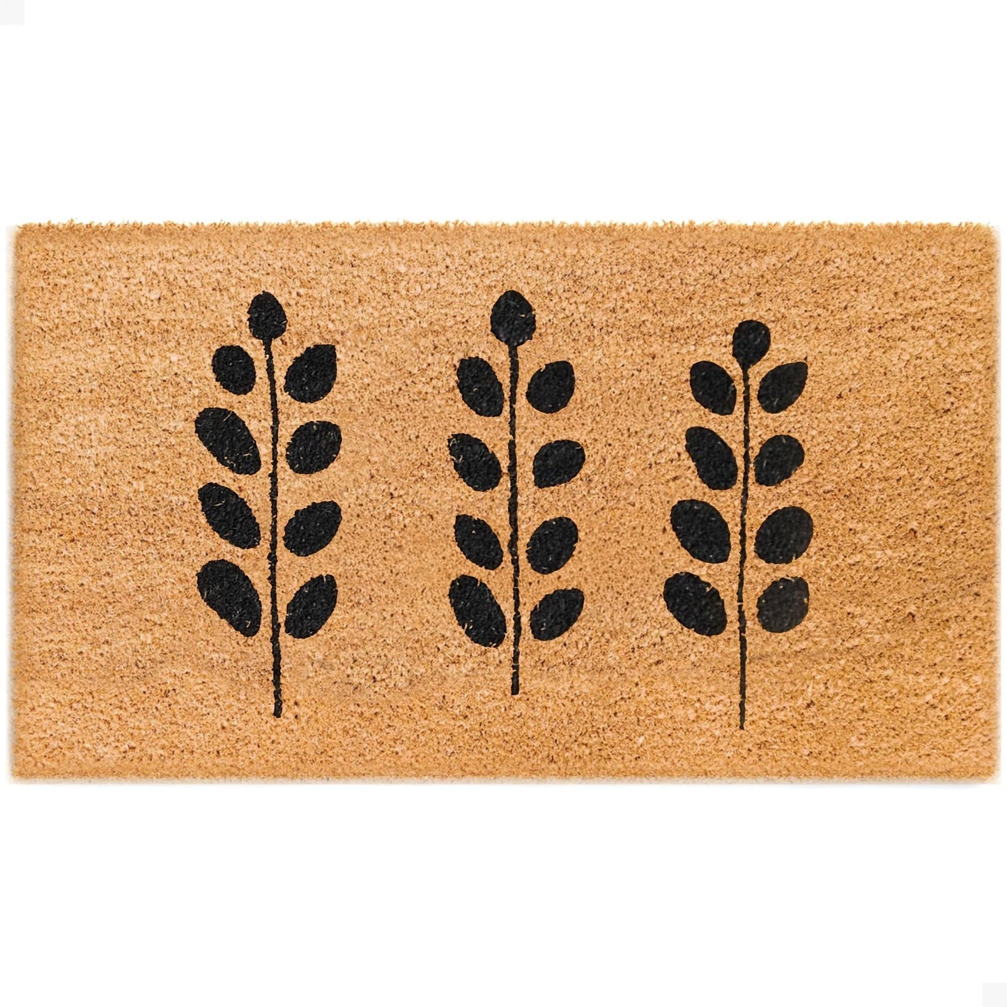 THEODORE MAGNUS Door Mat - Welcome Mat for Front Door with Non-Slip Backing - Durable Spring & Summer Doormat - Perfect for Outside Entrance Matt - Outdoor/Indoor - Silhouette Garden - 17" x 30"