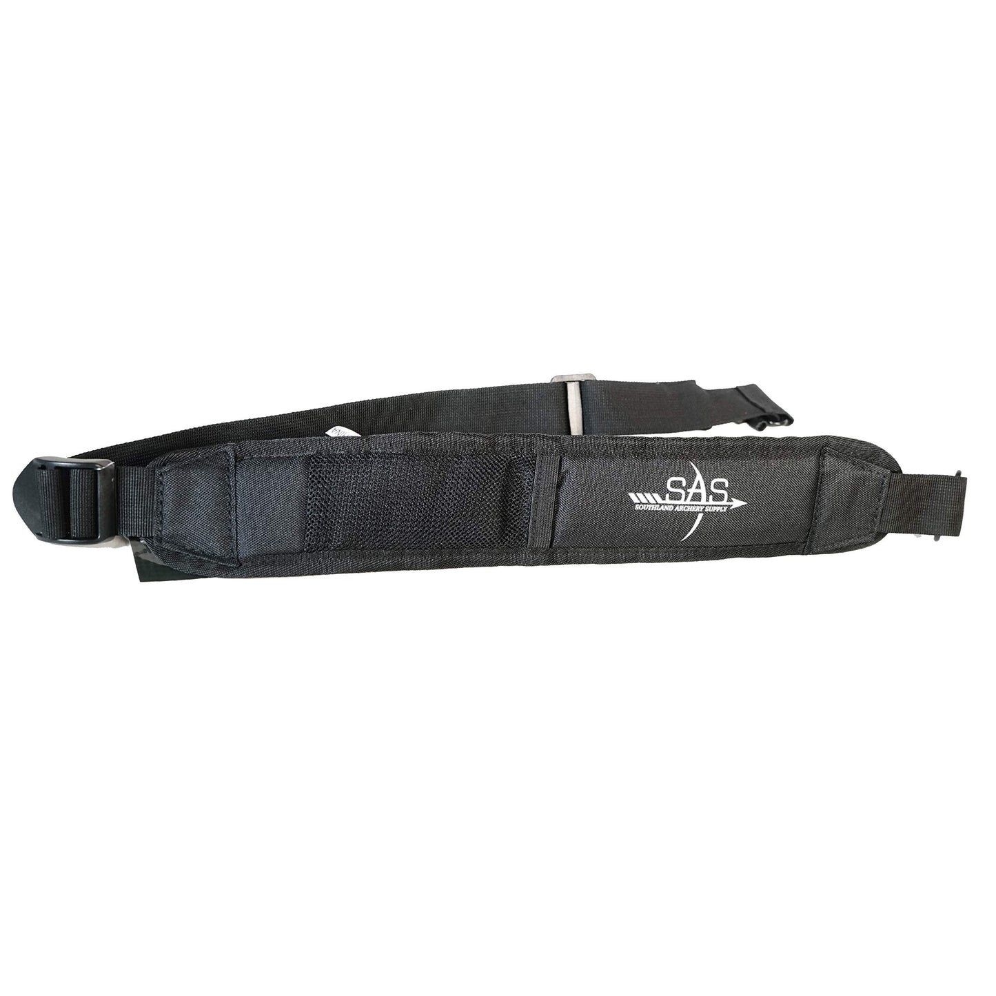SAS Southland Archery Universal Black Padded Crossbow Sling (Black with Mesh Pocket)