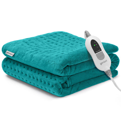GENIANI Electric Throw - XL Electric Heating Pad for Back Pain & Cramps Relief, Birthday for Women Men Auto Shut Off, Machine Washable, Heat Pad for Neck & Shoulder, 12×24", Tabby Gray