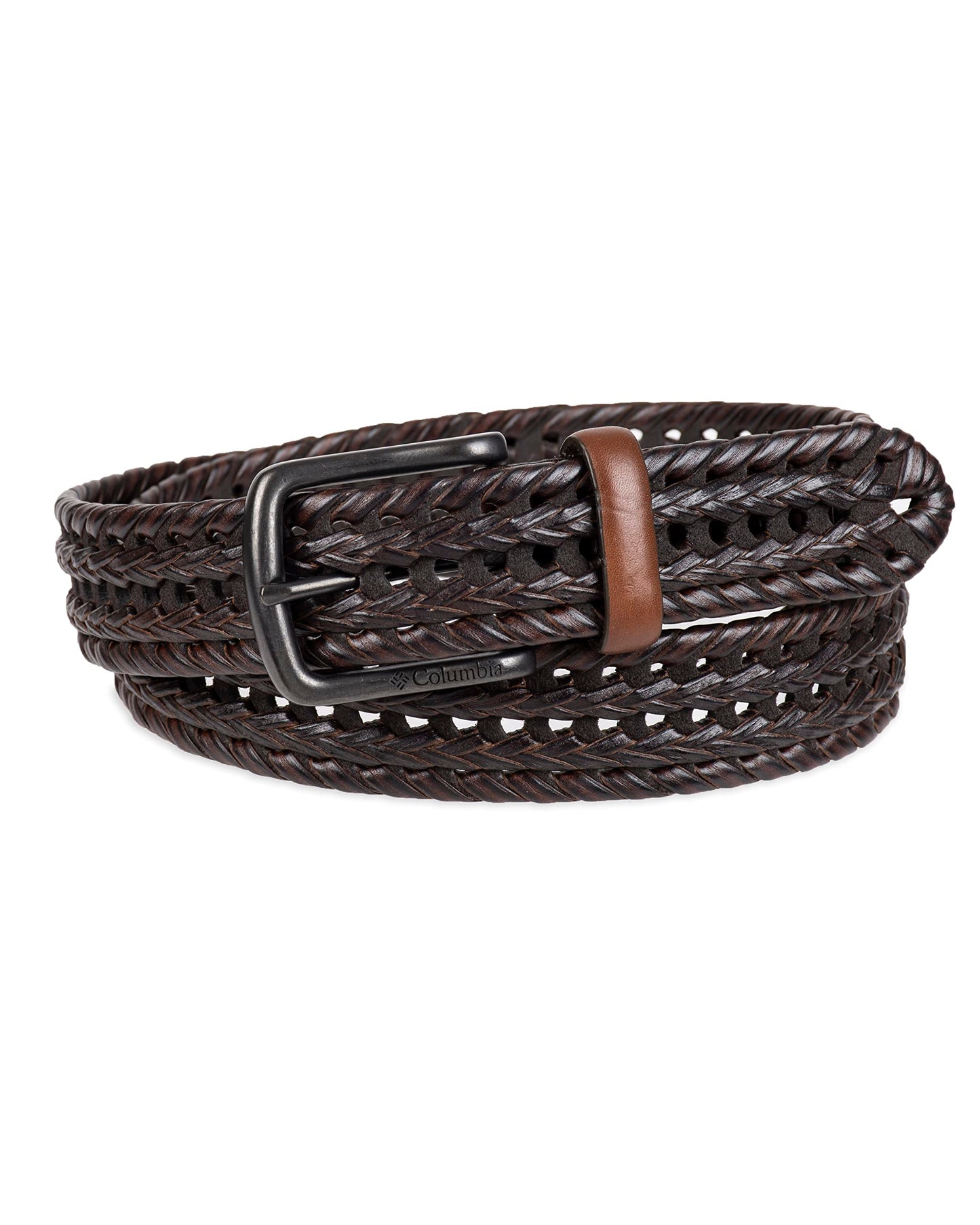 Columbia Men's Braided Belt Accessory, tan, Small (32-34)