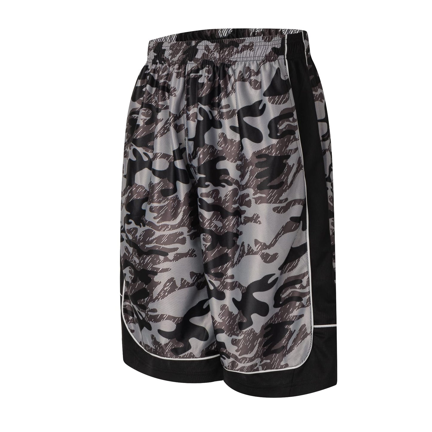 Abovewater Men's Basketball Shorts Quick-Dry Running & Gym Shorts with Drawstring & Pockets (Brown, XL)