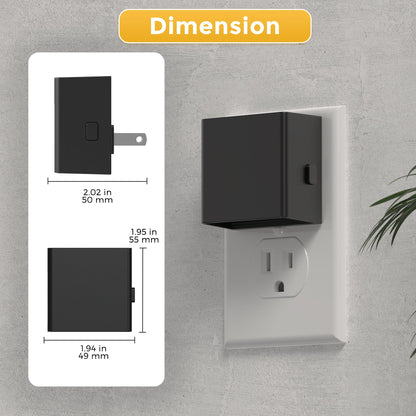 L LOHAS LED Night Lights Plug into Wall,[2-Pack] Plug in Night Light with Dusk to Dawn Sensor,Brightness Adjustable,3000K Warm White,Dimmable Nightlight for Adults Bathroom Hallway Kitchen