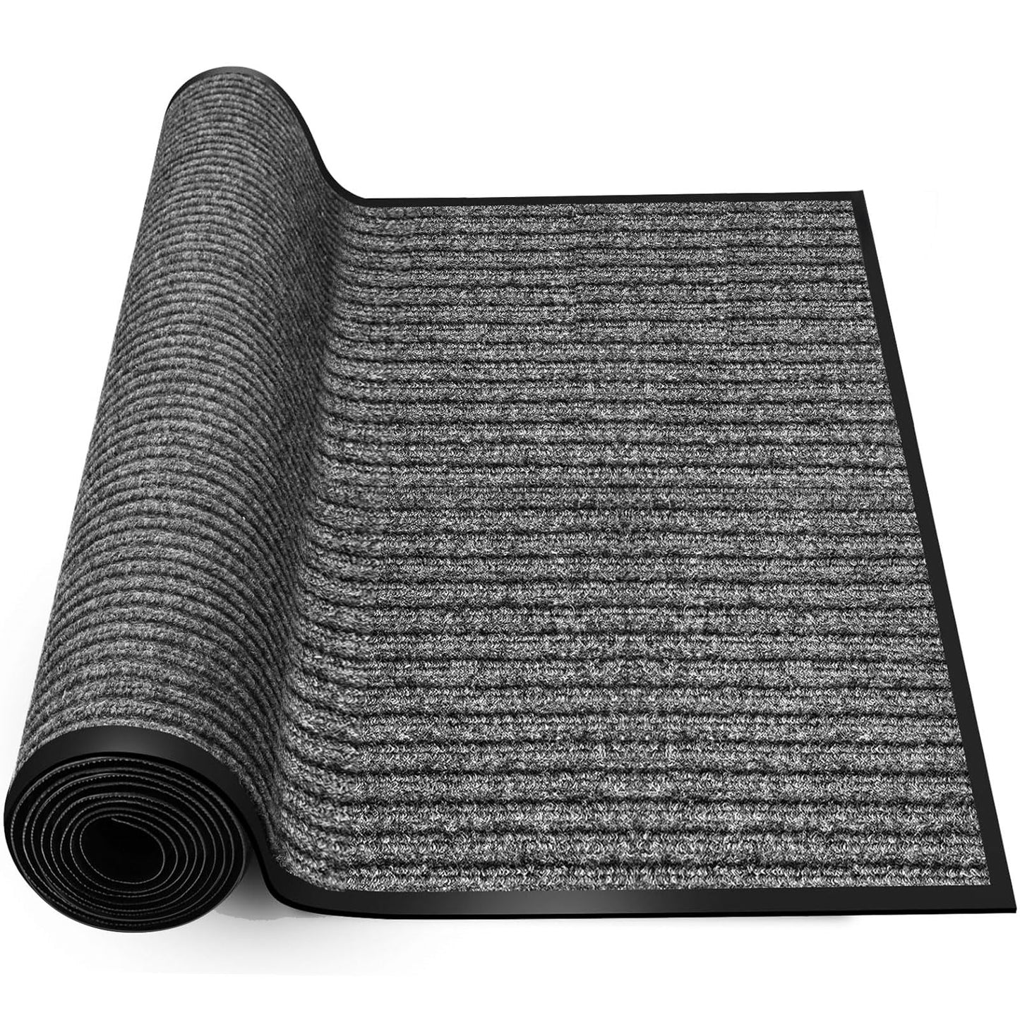 Laapee 4'x6' Extra Large Non-Slip Door Mat Rug - Heavy Duty Polyester Entryway Mat for Indoor Outdoor Covered Entrance - Stain Resistant Commercial Doormat for Home, Office Building, Mall