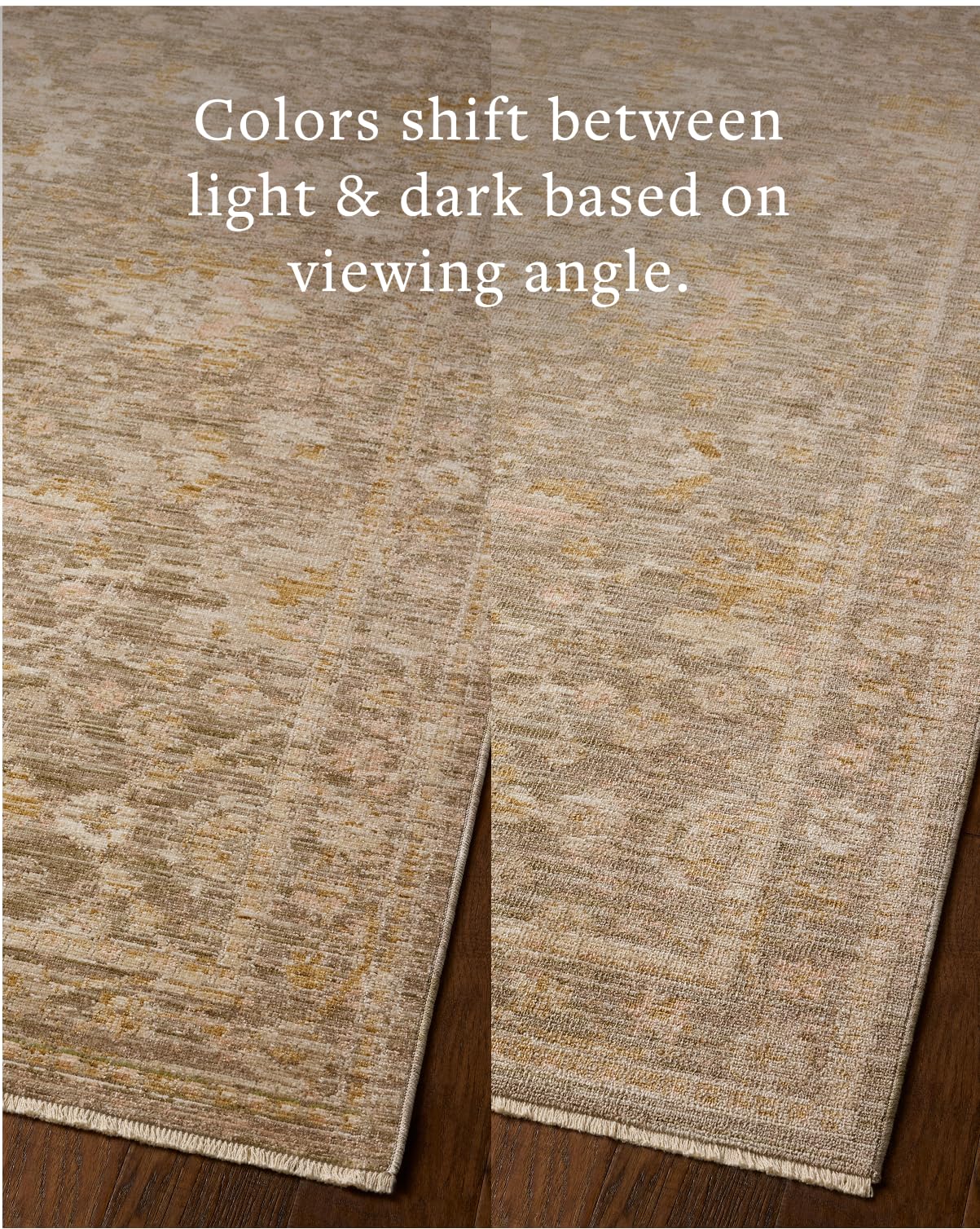 Loloi Elora Collection ELR-04 Bark/Spice 5'-0" x 7'-6" Area Rug