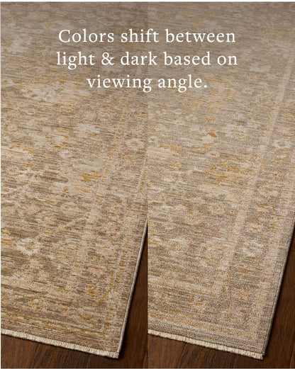 Loloi Elora Collection ELR-04 Bark/Spice 5'-0" x 7'-6" Area Rug