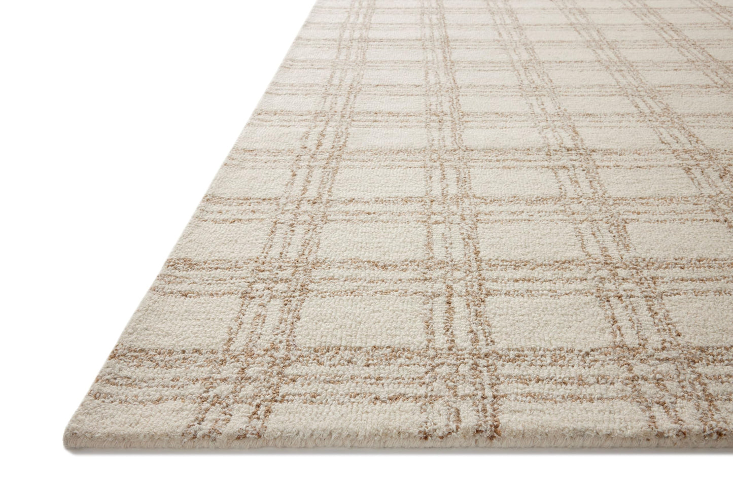 Loloi Chris Loves Julia Polly Collection POL-12 Cream/Sand 2'-3" x 3'-9" Accent Rug