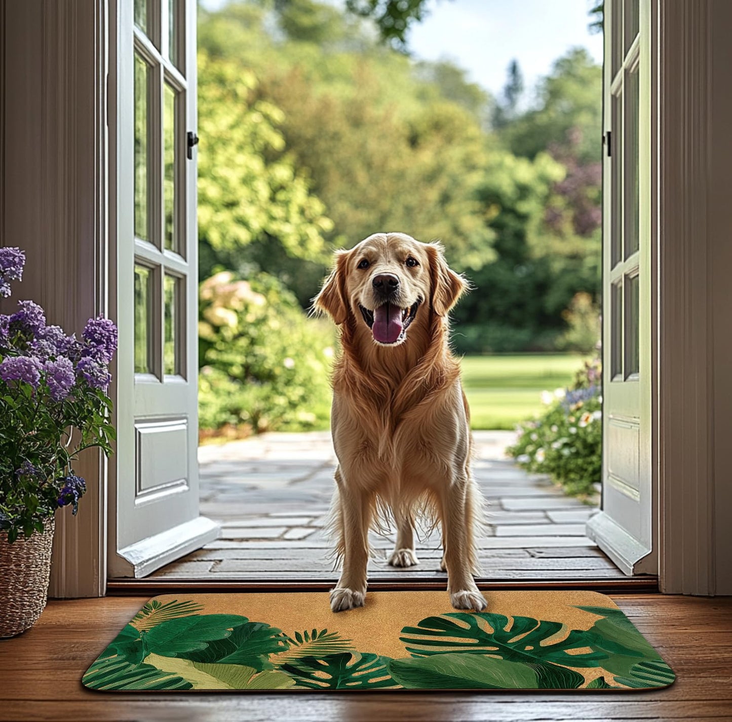 GGED Palm Tree Door Mat