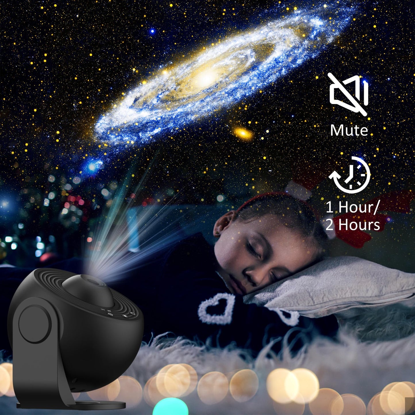 Galaxy Projector for Bedroom,13 in 1 Planetarium Star Projector with Solar System & Constellation,Ceiling Night Light with Timer,LED Space Galaxy Lamp Bedroom Room Decor for Adults Kids