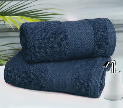 GLAMBURG Premium Cotton 4 Pack Bath Towel Set