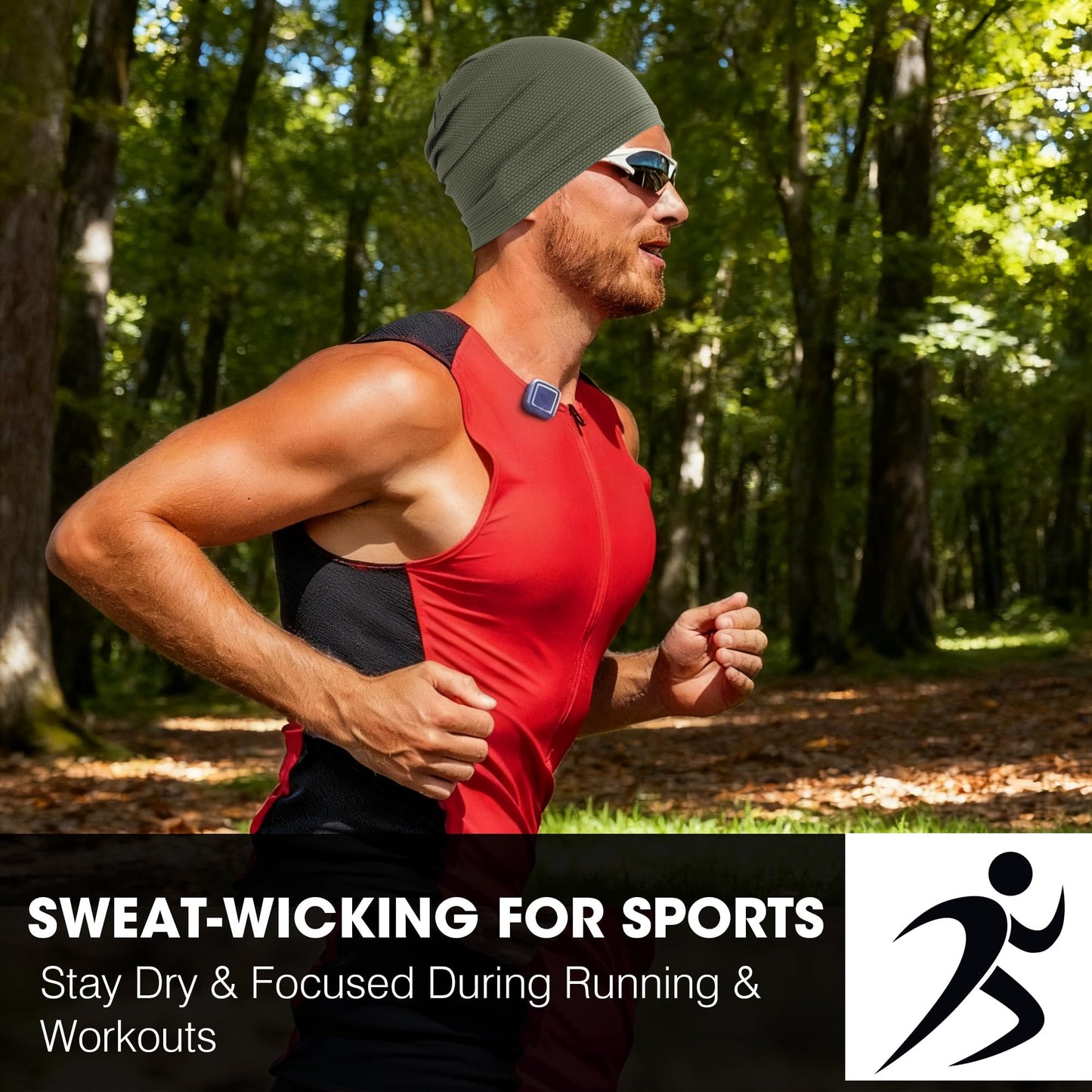 WTACTFUL 3-Pack Breathable Cooling Skull Cap for Men & Women