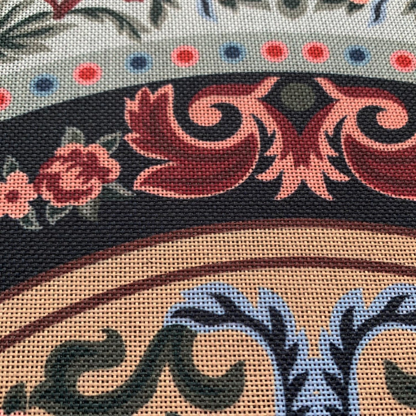 NEWBILITI Mandala Half Circle Doormat Boho BathMat Semi Round Non-Slip Bathroom Rugs Floor Mat Linen Half Sun and Moon Rug Bohemian Decor Bath Door Semicircle Mats, Disc Flower