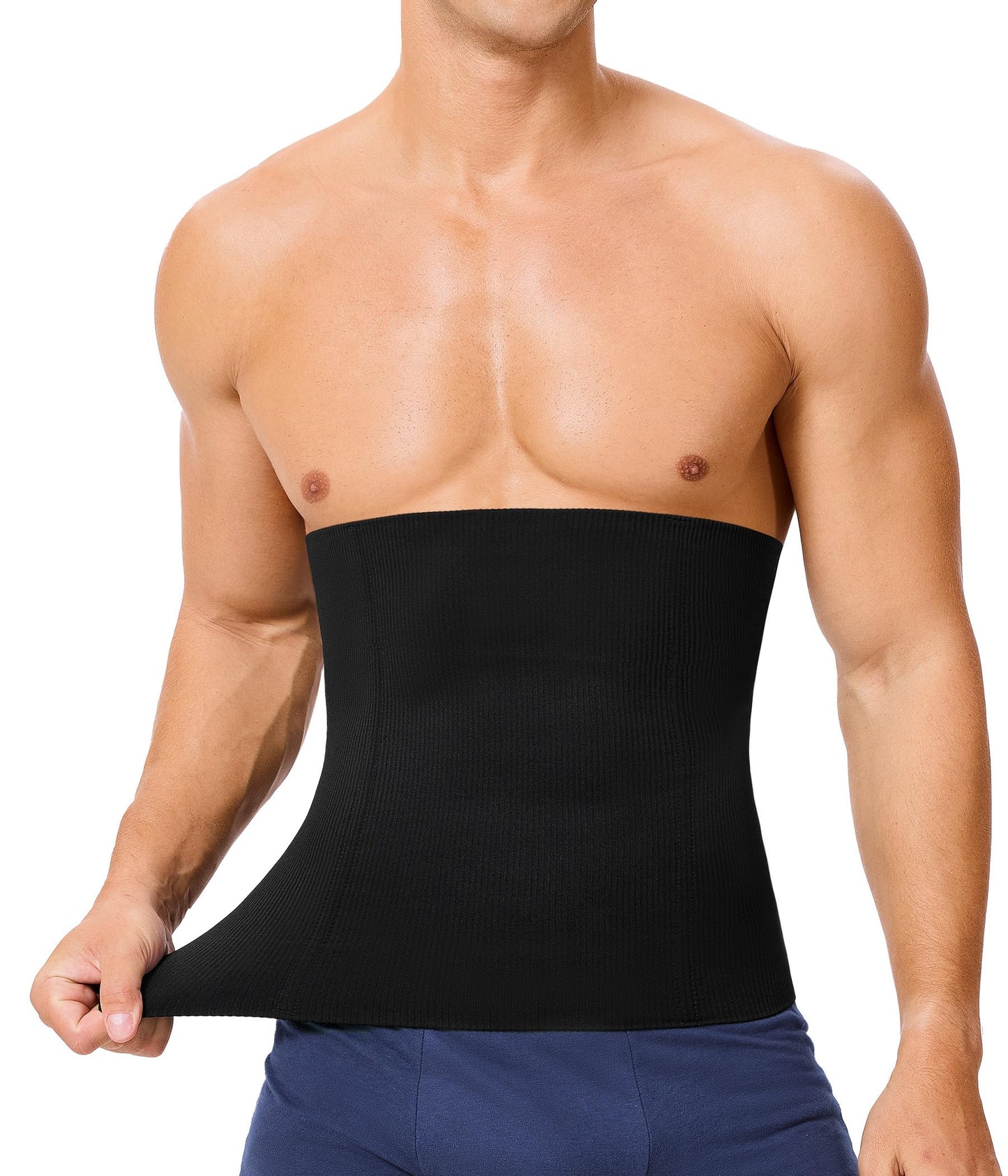 TAILONG Waist Trainer for Men Shapewear Tummy Control Body Shaper Corset Slimming Girdle Fajas para Hombres Black