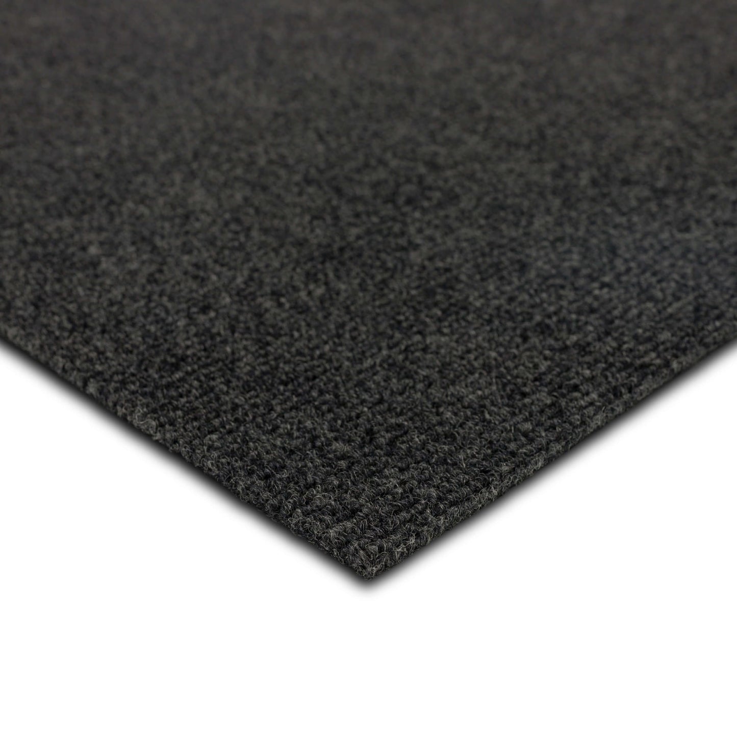 Mohawk Home Peel and Stick Carpet Tiles 18x18 Inch Indoor Outdoor Polyester, Stain Resistant, Easy DIY Install (10 Tiles, 22.5 Sq Ft,Black Rib)