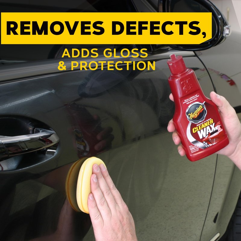 Meguiar's Classic Wash & Wax Car Detailing Kit, Cleaning Kit with Car Wash Soap and Wax, Includes Detail Spray, Interior Cleaner, Tire Cleaner, and More