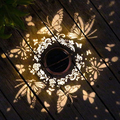 Solar Light, Outdoor Lanterns for Patio Waterproof , Butterfly Outdoor Solar Lanterns for Porch, Yard, Deck, Lawn, Backyard, Patio, Tabletop, Pathway