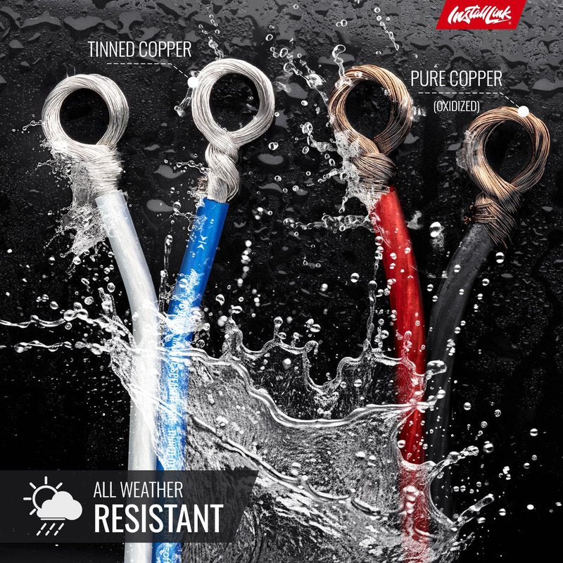 Install Link 16 AWG Gauge (Tinned OFC) Marine Speaker Wire Cable (100 Feet)