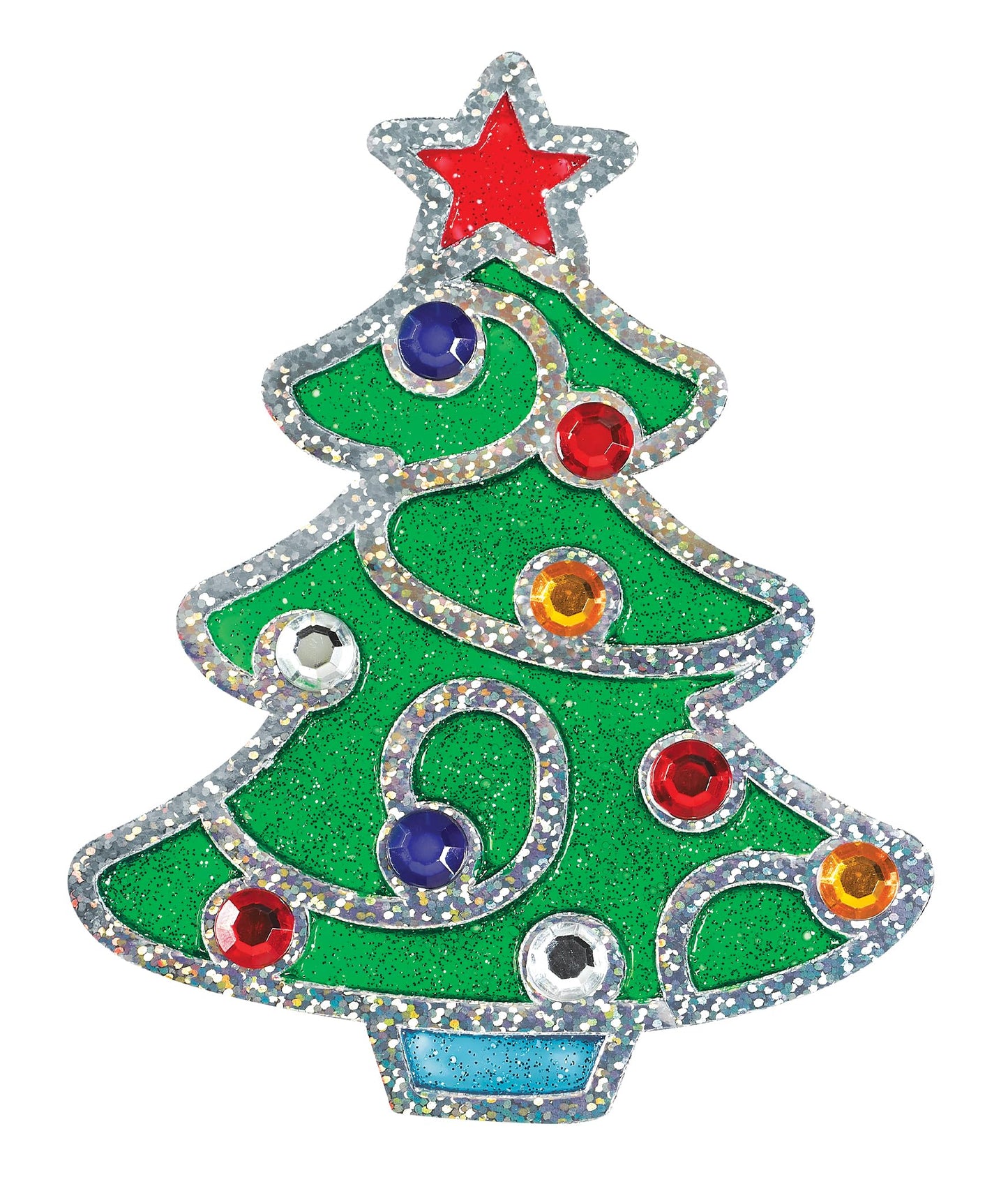 Creativity for Kids Holiday Easy Sparkle Window Art Craft Kit: Create 7 Window Art Designs, Holiday Crafts, Christmas Crafts for Kids, Christmas Activities for Kids (Ages 6+)