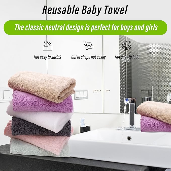TENSTARS 12 Pack Premium Washcloths Set