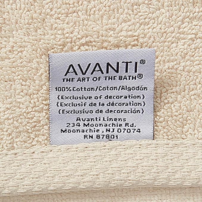 Avanti Linens - Fingertip Towel, Soft & Absorbent Cotton Towel, Beach Inspired