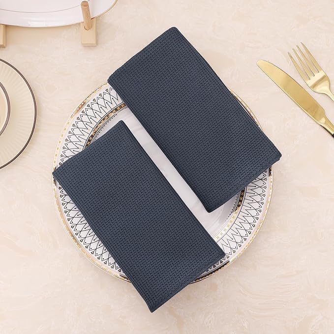 Homaxy 100% Cotton Waffle Weave Dish Cloths