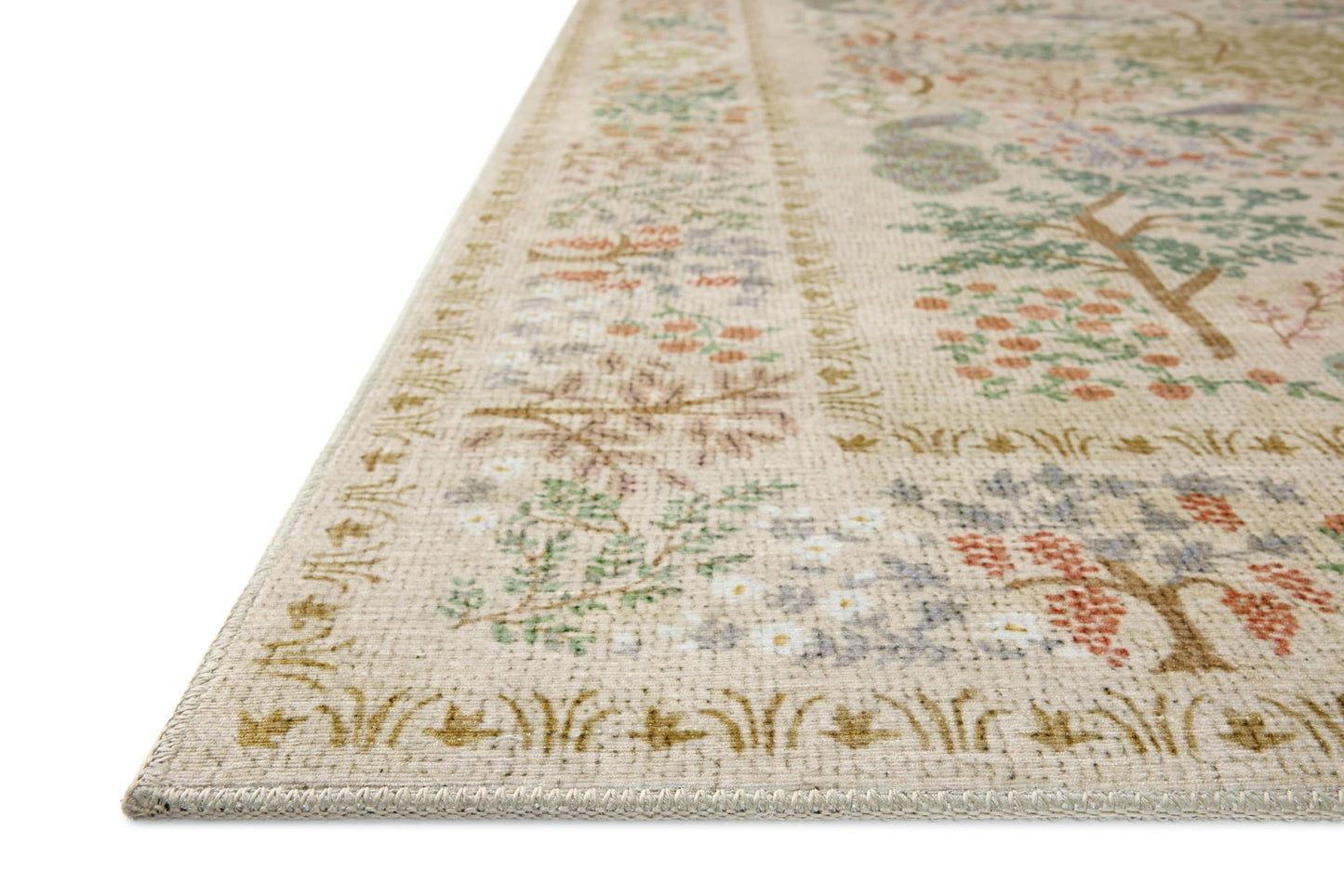 Loloi Rifle Paper Co. Canopy Collection CNP-05 Ivory 5'-0" x 7'-6" Area Rug