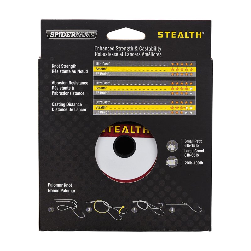 SpiderWire Stealth® Superline, Moss Green, 65lb | 29.4kg, 500yd | 457m Braided Fishing Line, Suitable for Freshwater and Saltwater Environments