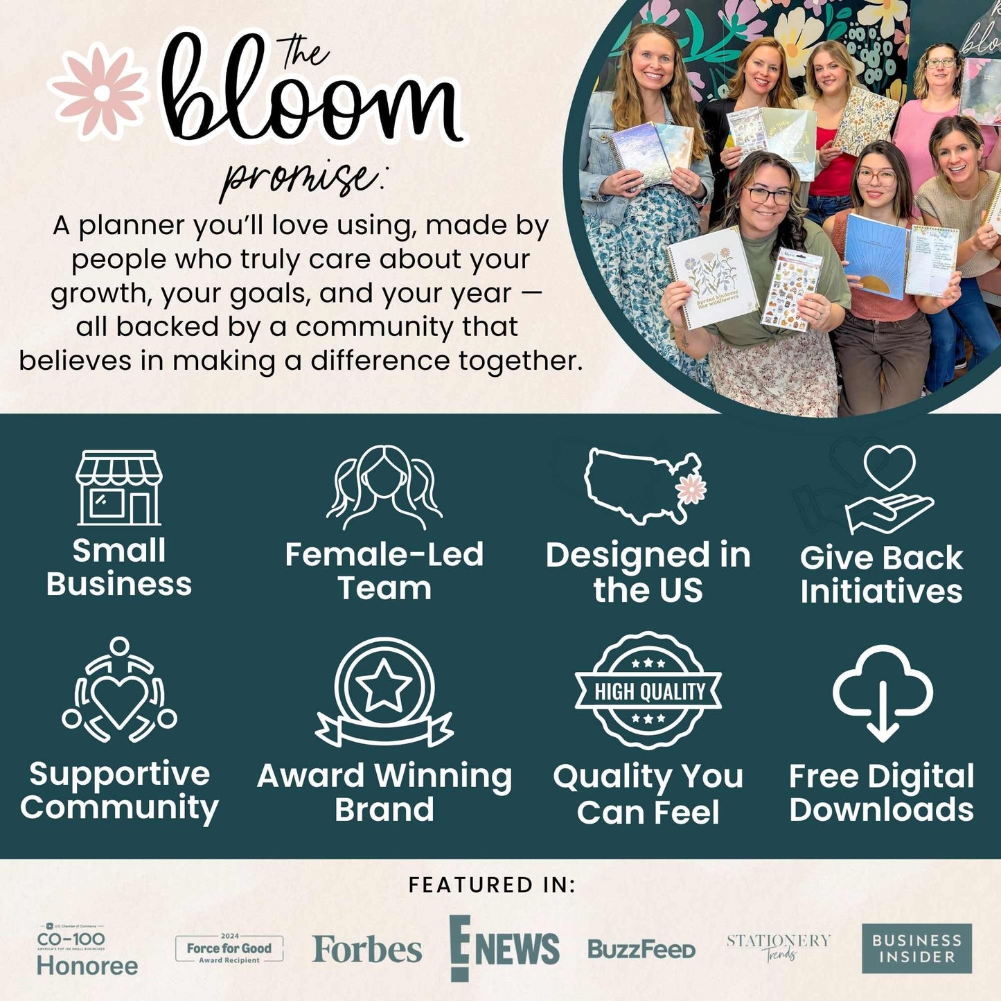bloom daily planners HARDCOVER Planner 2026-2027 (8.5" x 11") Academic Year (July 2026 - July 2027) - 13 Months Task Goal Planner for Women - Monthly & Weekly Agenda Book - Whimsical Wildflowers