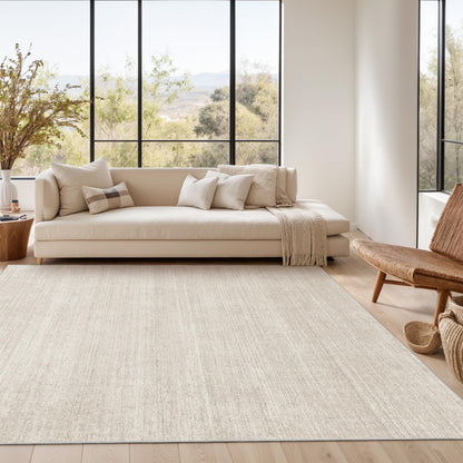 Valenrug Washable Rugs 5x7 - Stain Resistant 5x7 Area Rugs for Living Room, Non Slip Backing Printed Rugs for Bedroom, Folable Machine Washable Area Rug (5'x7', Beige)