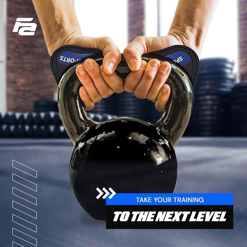 Fit Active Sports Workout Gloves - Durable Grip Pads for Men & Women | Rubber Padding to Prevent Calluses