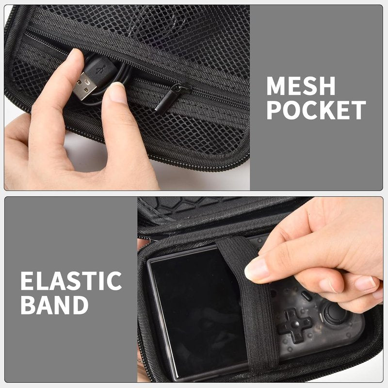 Travel Case for R36S, RG353V, RG353VS - Handheld Game Console Storage Organizer | Durable Carrying Bag