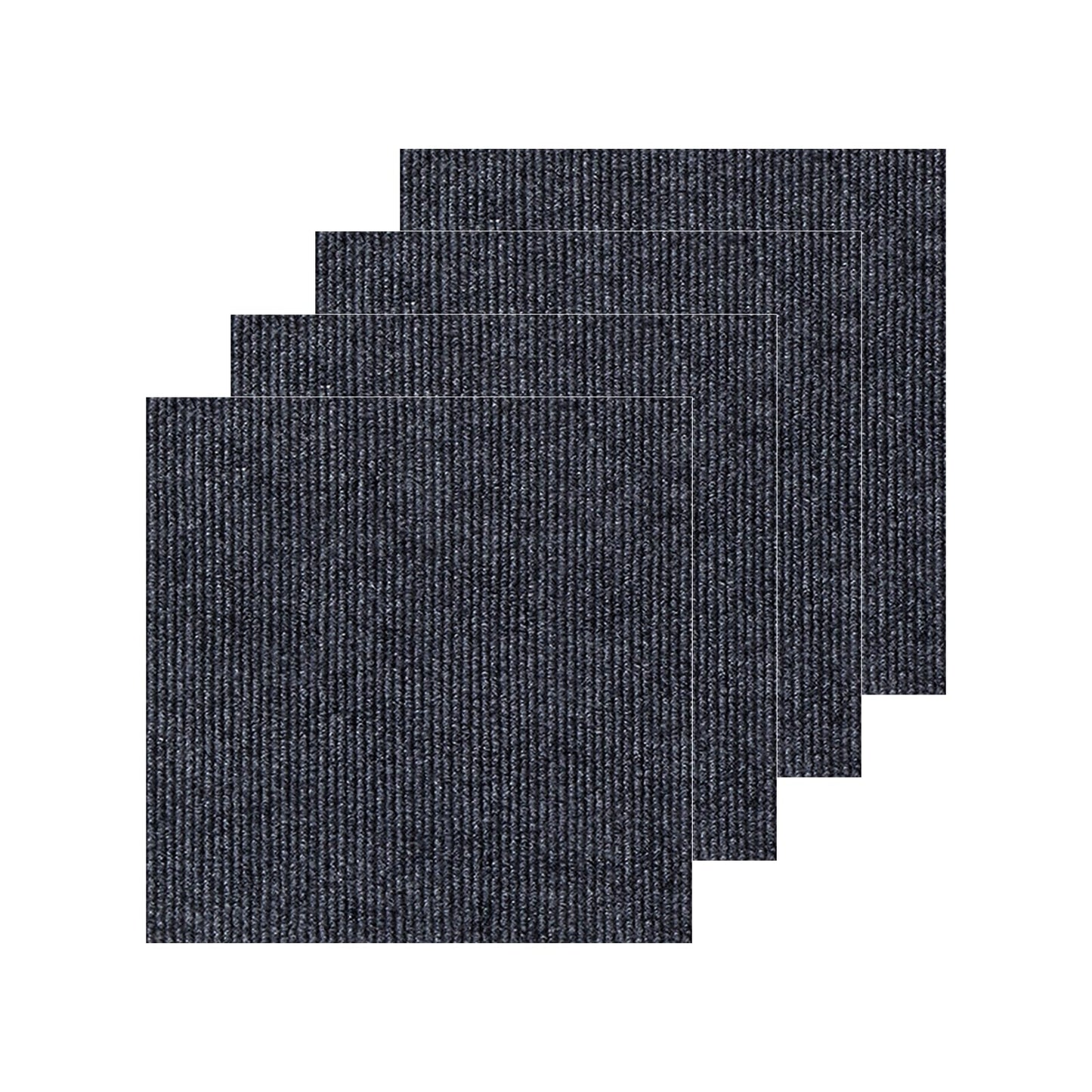 VeloflowXG 24" x 24"Peel and Stick Carpet Squares, Self Adhesive Non-Slip Carpet Tiles, Peel and Stick Soft Padded for Kitchen Bedrooms Indoor Outdoor(10 Tiles/40 sq ft) (10, Dark Grey)