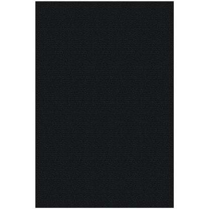 KOZYFLY Washable Entryway Rug 3x5 Ft Area Rugs Cotton Rubber Backed Throw Rugs Indoor Door Mat Kitchen Rugs Braided Floor Carpet for Front Entrance Kitchen Living Room, Black