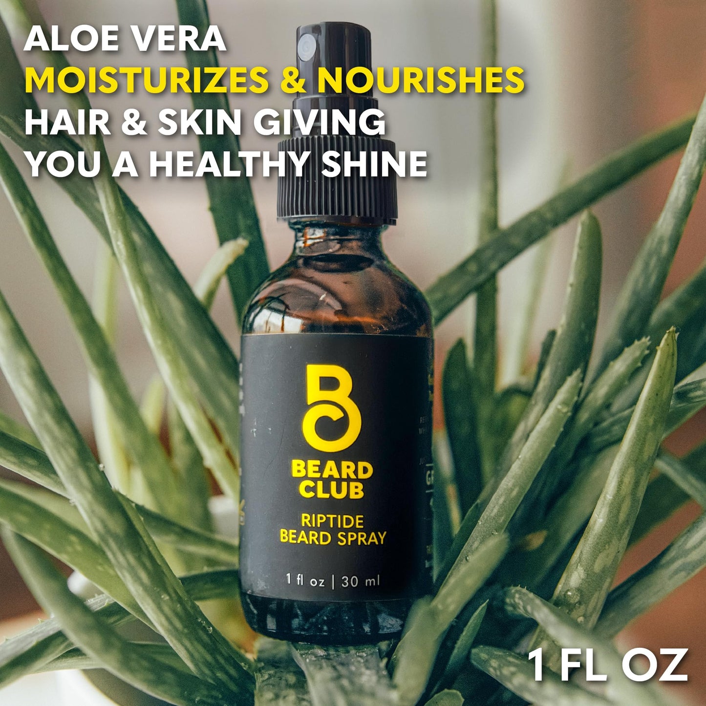 Beard Club - Beard Growth Serum with Natural Castor, Coconut and Avocado to Grow a Thicker, Fuller Beard, Fill in Patches and Stimulate Healthier Facial Hair Growth
