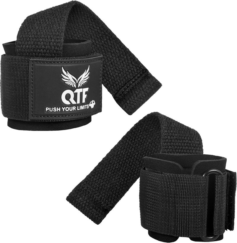 Leather Lifting Wraps - Wrist Straps for Weightlifting & Strength Training | Unisex Support