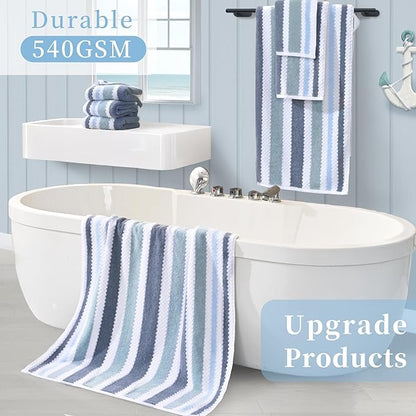 Striped Bath Towels