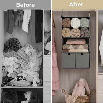 GRANNY SAYS Hanging Closet Organizer