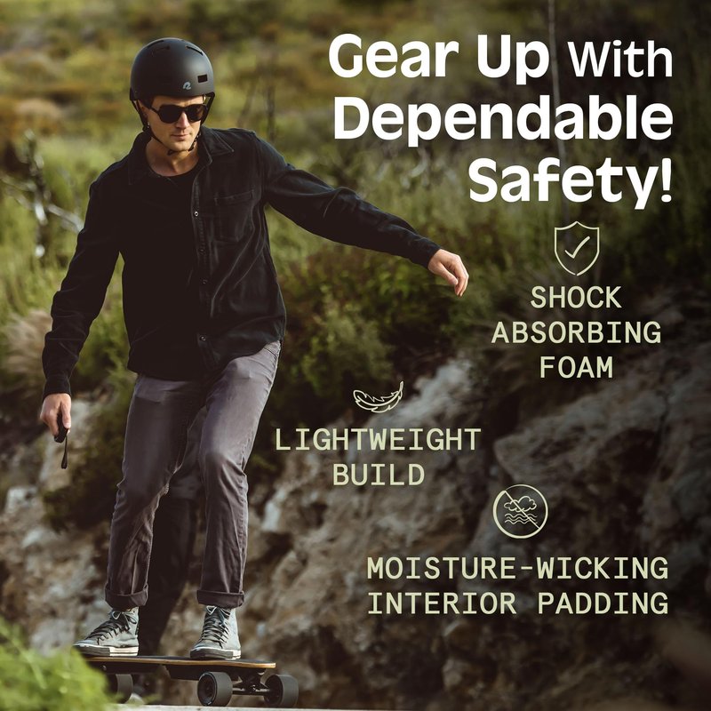 Retrospec Dakota Bicycle / Skateboard Helmet for Adults - Commuter, Bike, Skate, Scooter, Longboard & Incline Skating - Highly Protective & Premium Ventilation- Large -Matte Forest