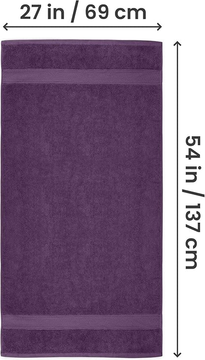 Utopia Towels 4 Pack Premium Bath Towels Set, 27 by 54 Inches, 100% Ring Spun