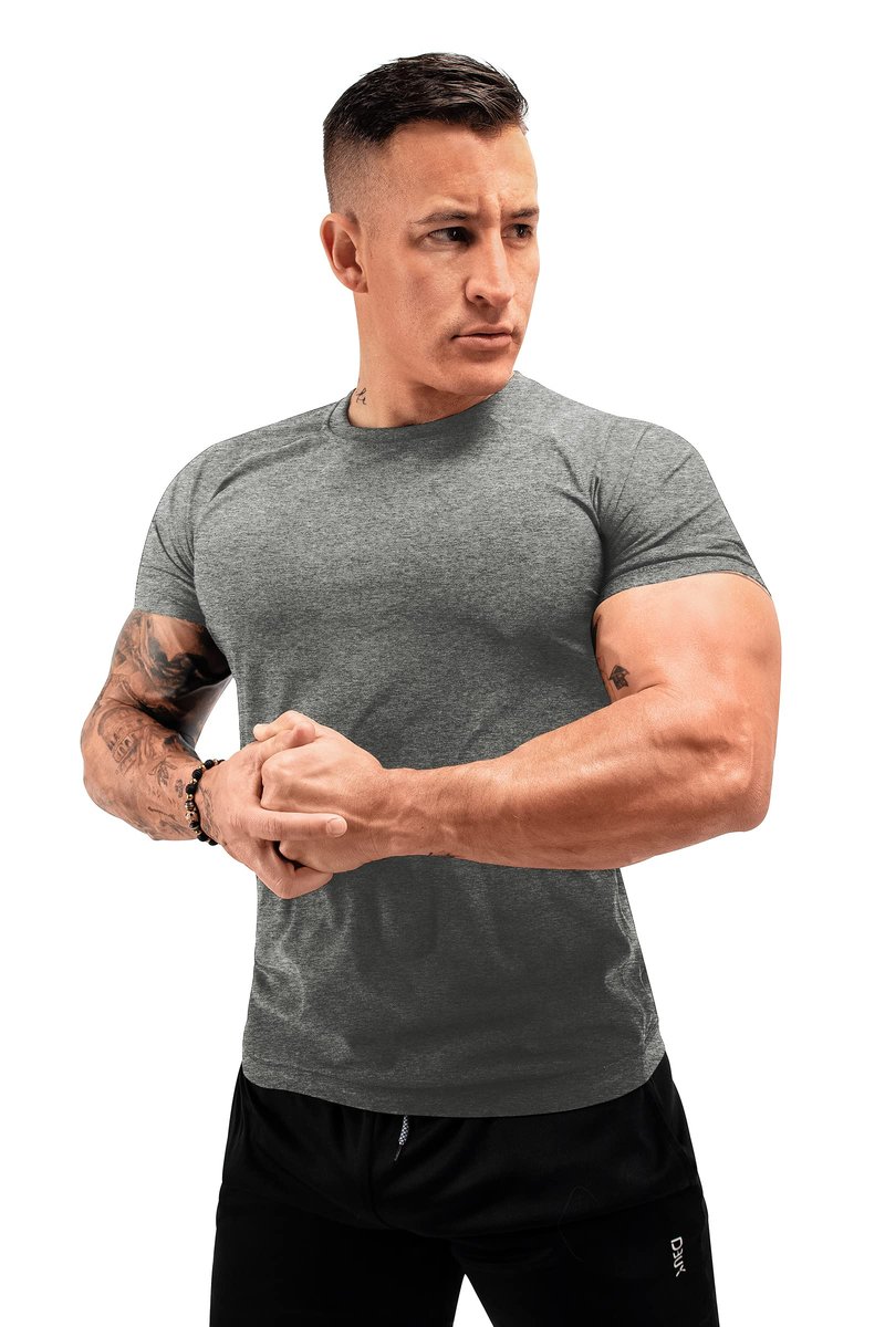 FUXERT Sauna Shirt for Men Sweat Sauna Suit for Gym Exercise Compression Shirt Workout Shapewear (GY XXL)