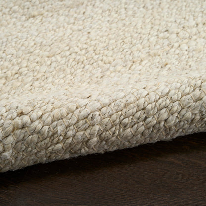 Nourison Home Natural Jute Ivory 5' x 7' Area Rug - Easy Clean, Non Shedding, Bed Room, Living Room, Dining Room, Kitchen (5' x 7')