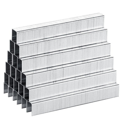 meite Staple Gun Staples, 9/16 Inch Length Heavy Duty T50 Staples, Galvanized, 20 Gauge 3/8 Inch Crown, Compatible with T50 Staple Gun, Ideal for Upholstery, Construction, Furniture (1,512 Counts)