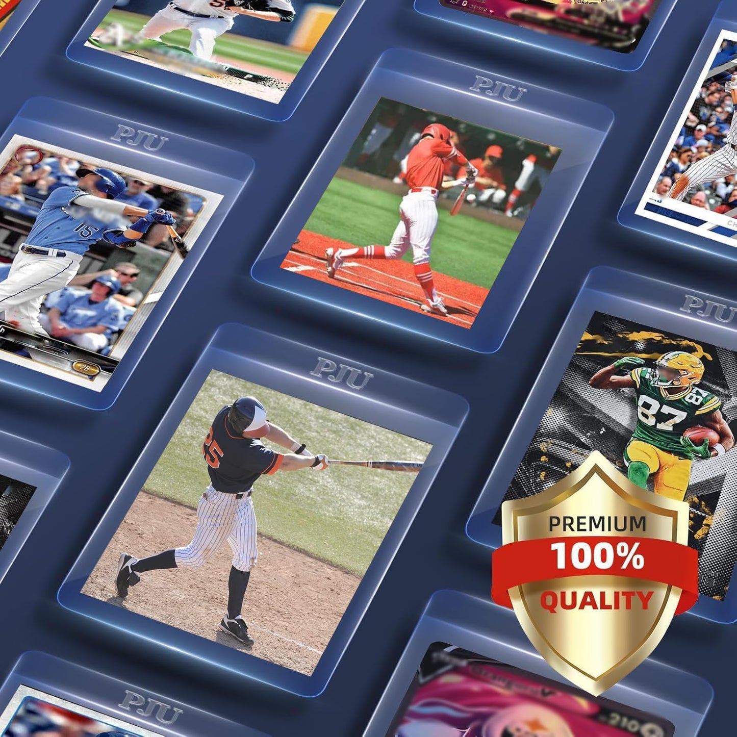 200ct Semi Rigid Card Holders & 200ct Card Sleeves for PSA, SGC, BGS, CSG Graded Card Submissions, Semi Rigid Baseball Cards Sleeves Protectors, PSA Graded Trading Cards Sleeve