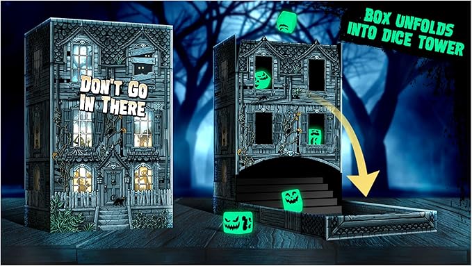 Don't Go in There Board Game - Haunted House Adventure Game Strategy Game for Kids &amp Adults Ages 14+ 2-5 Players 30 Minute Playtime Made by R2i Games