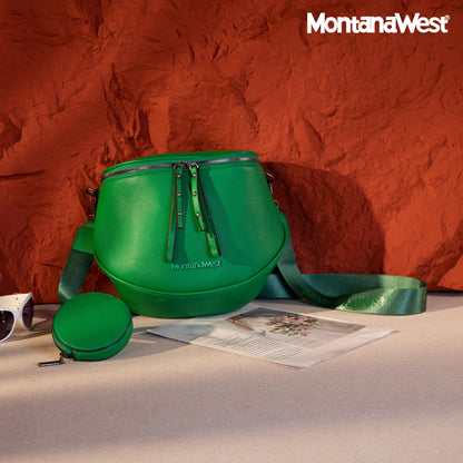 Montana West Large Crossbody Bags for Women Bum Bag Sling Purse with Adjustable Strap