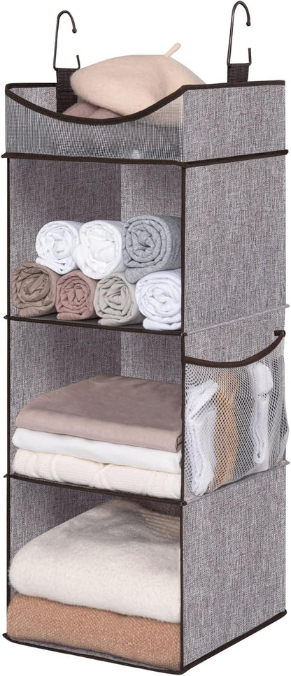 StorageWorks Hanging Closet Organizer, 3-Shelf Shelves