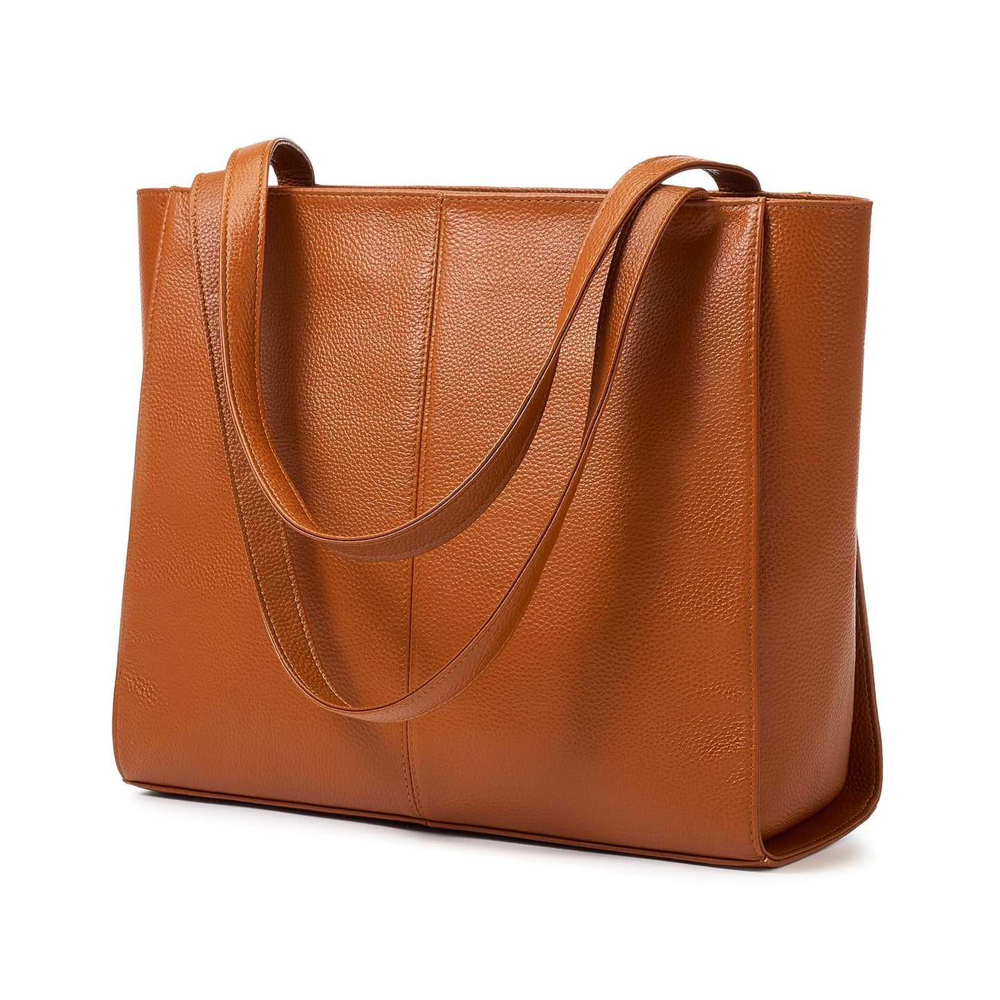 UEIRY Genuine Leather Tote Bag for Women, Large Women's Leather Shoulder Bags, Designer Tote Purses Satchel with Compartments Handbags