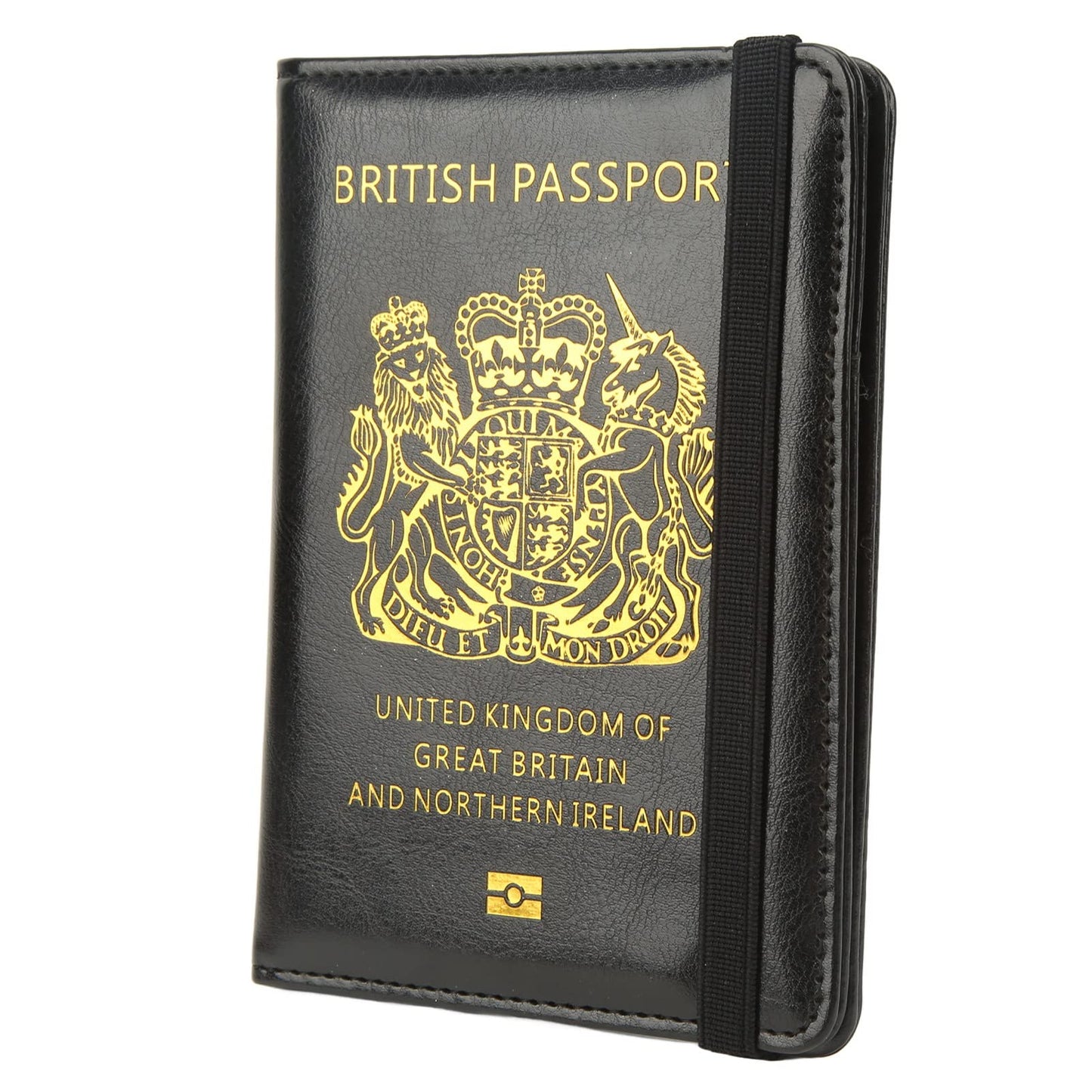 Britain Passport Cover Passport Holder Cover Leather Passport Holder UK Passport Cover for Passport, Business Cards, Credit Cards, Boarding Passes