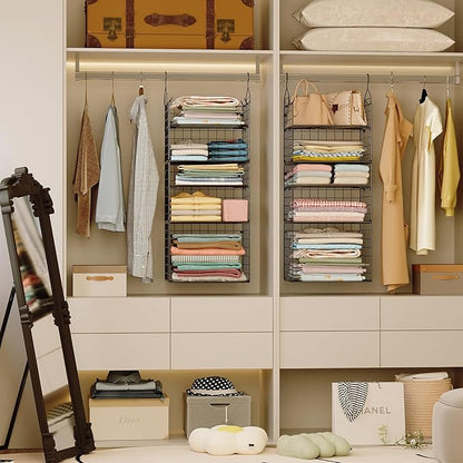 X-cosrack Closet Hanging Organizer Shelves