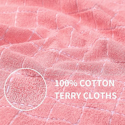 Homaxy 100% Cotton Terry Kitchen Towels, Checkered Designed, Soft and Super