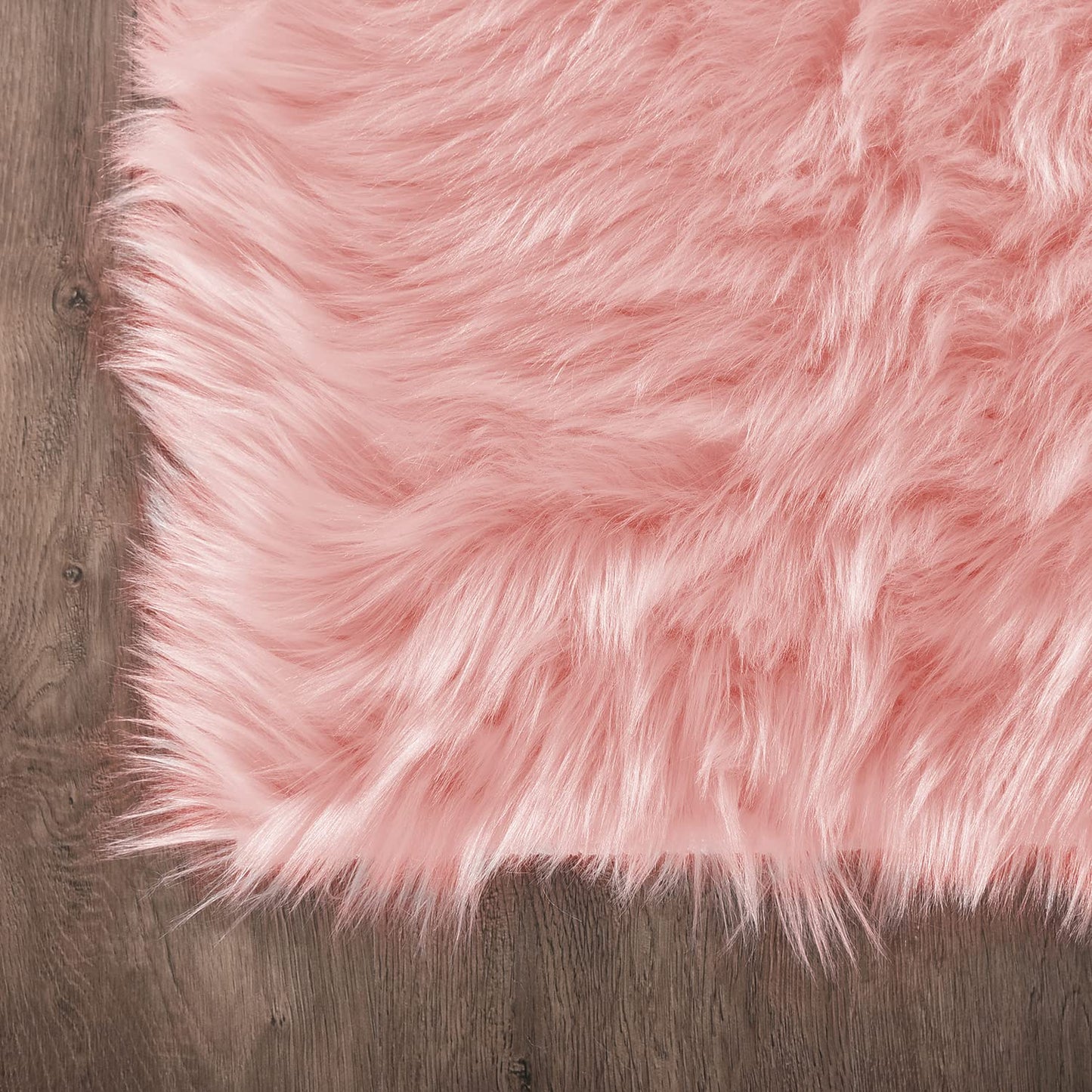 Latepis Pink Rugs for Living Room Area Rug 6x9 Faux Sheepskin Fur Rug for Bedroom Entertainment Room Sofa Floor Fuzzy Rug Shag Rug for Girls Room Luxury Home Decor